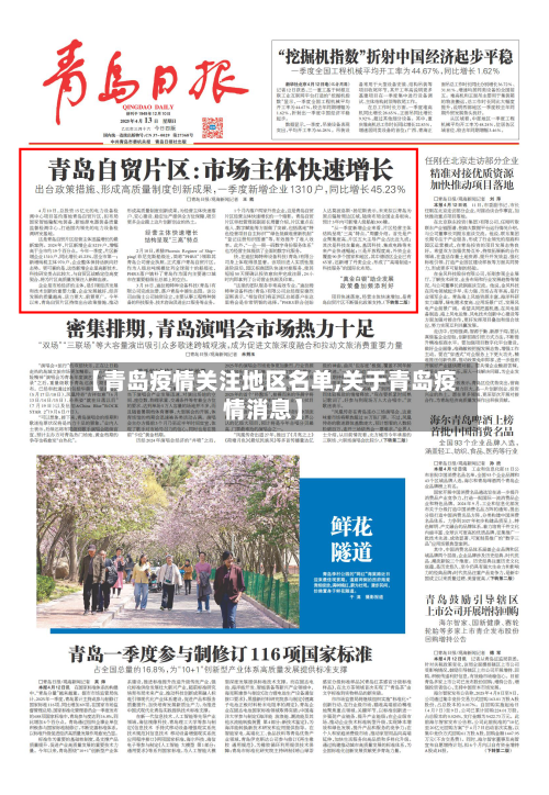 【青岛疫情关注地区名单,关于青岛疫情消息】-第1张图片